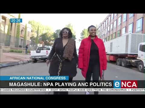 Magashule NPA playing ANC politics