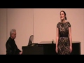 William Bolcom and Marc Blitzstein selections from Nicole Corrine's Graduate Recital