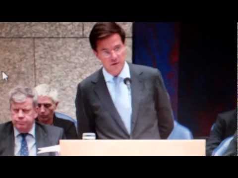 Kabinet Rutte 2: Debat Regeringsverklaring doet Minister Opstelten wegdoezelen/14 November 2012