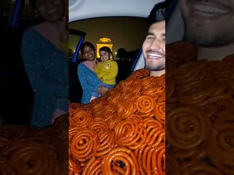 Car Puri Jalebi Se Bhari 😱  | Food Car Shock #FoodExperiment #Funny #foodprank  #food #ai