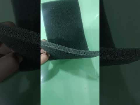 Black supreme reticulated foam sheet, for air, hepa filter