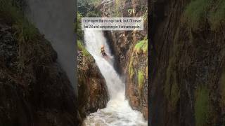 Canyoning in Vietnam #dalat #travel # #canyoning #trysomethingnew #adrenaline #solofemaletraveler