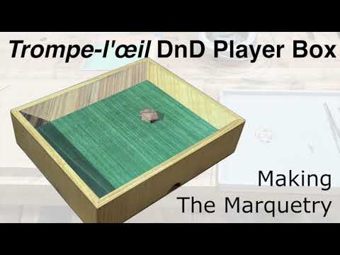 Creating the marquetry