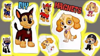Paw Patrol Chase & Skye Magnet Transforming Wood Dress Outfits