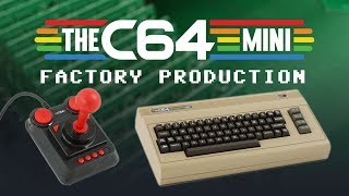 THEC64 Mini and THEC64 Joystick Factory Production