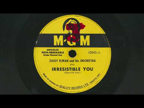 1949 ZIGGY ELMAN Irresistible You BIG BAND JAZZ instrumental - 78 RPM Record
