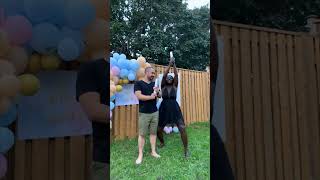 A Couple Gets Two Different Colors during a Gender Reveal