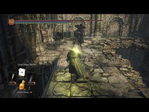 Dark Souls 3 Cinders Mod Miracle Showcase - Great Magic Barrier