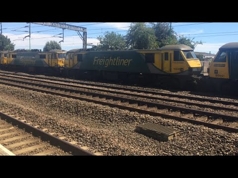 Freightliner Convoy Freight 90041 & 90049 Drags Failed 86622 & 86603 Passing Tamworth 30/7/20