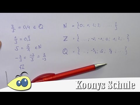 Was ist eine rationale Zahl? Rationale Zahlen kurz erklärt. Zahlenmengen erwähnt.