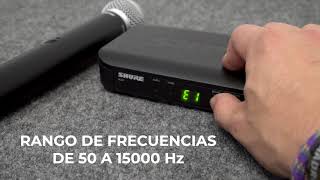 Video thumbnail for Micrófono inalámbrico de mano Shure BLX24/SM58 by AVisual