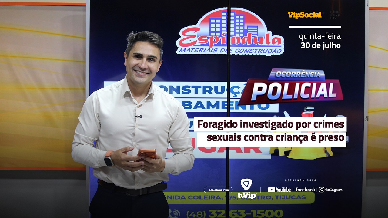 Veja o resumo das ocorrências policiais desta quinta-feira, 30 de julho