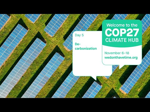 COP 27 - 11th November Full Day Stream
