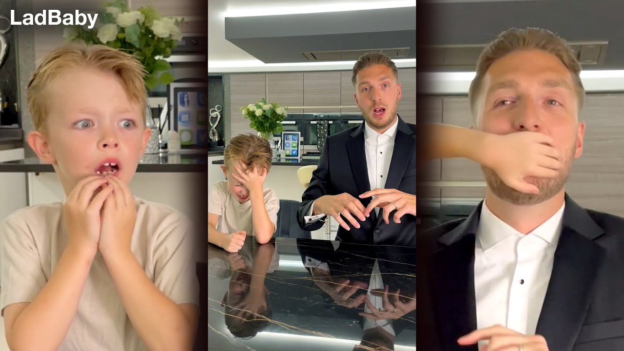 Son's reaction to lying in a job interview 🤣👀