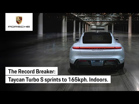 Porsche Taycan impone récord de velocidad dentro de un espacio cerrado