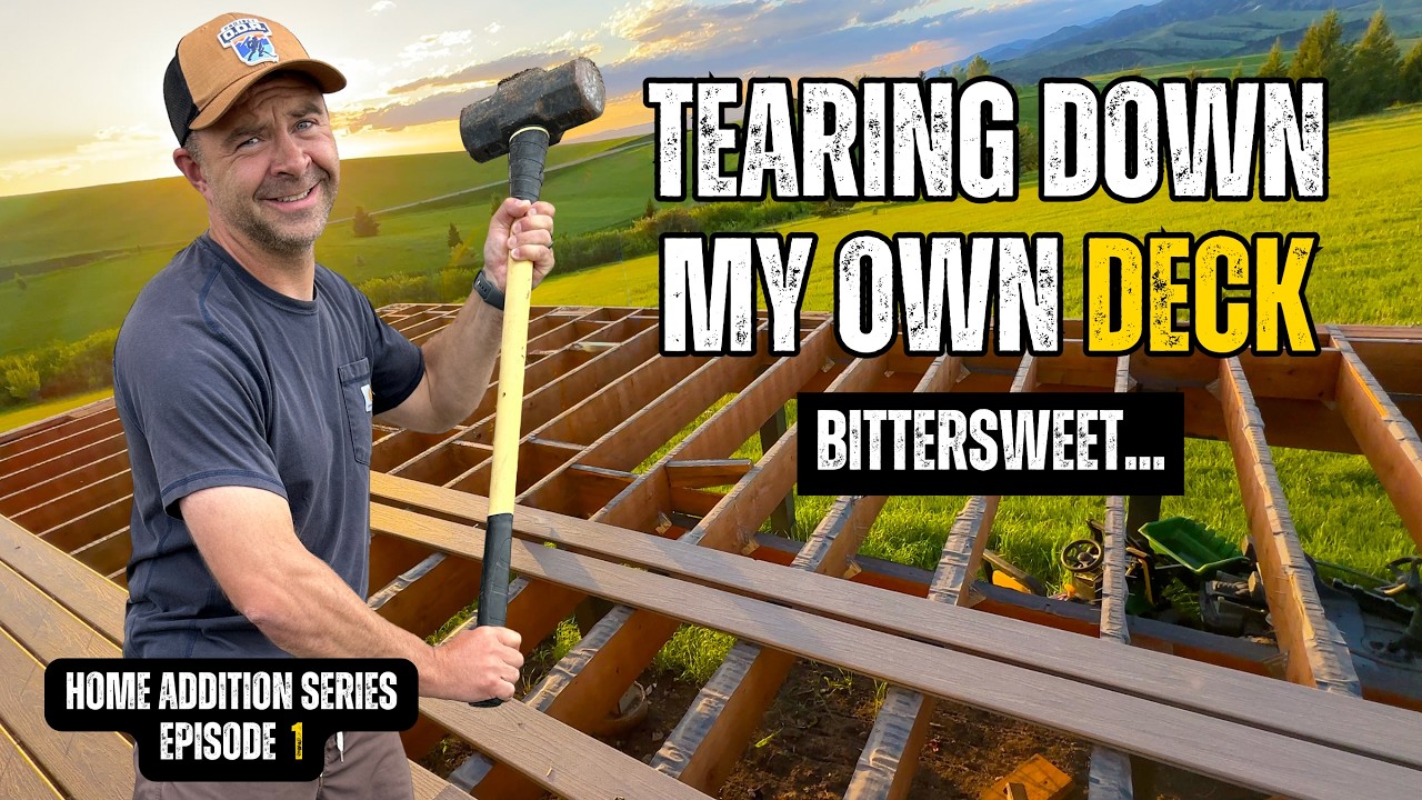 6 Years Ago I Built This Deck. Today We Tore It Down. | Home Addition Ep. 1