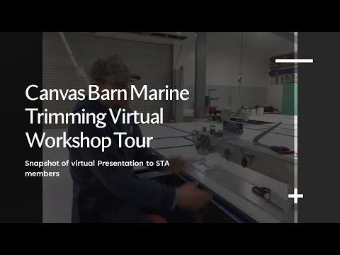 Canvas Barn Marine workshop tour snapshot