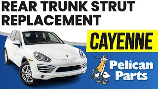 Porsche 958 Cayenne Rear Trunk Strut Replacement (2011-2019