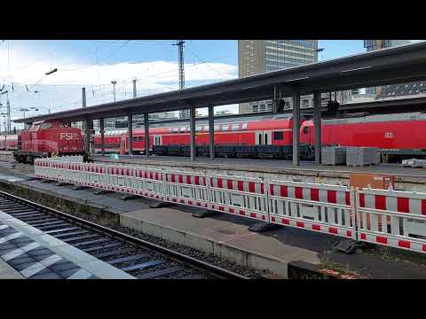Abfahrt RE 30 nach Kassel HBF am Frankfurter Hauptbahnhof