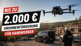 Bis zu 2.000 € Drohnenförderung für Handwerker! So funktioniert die BG BAU Förderung 2026