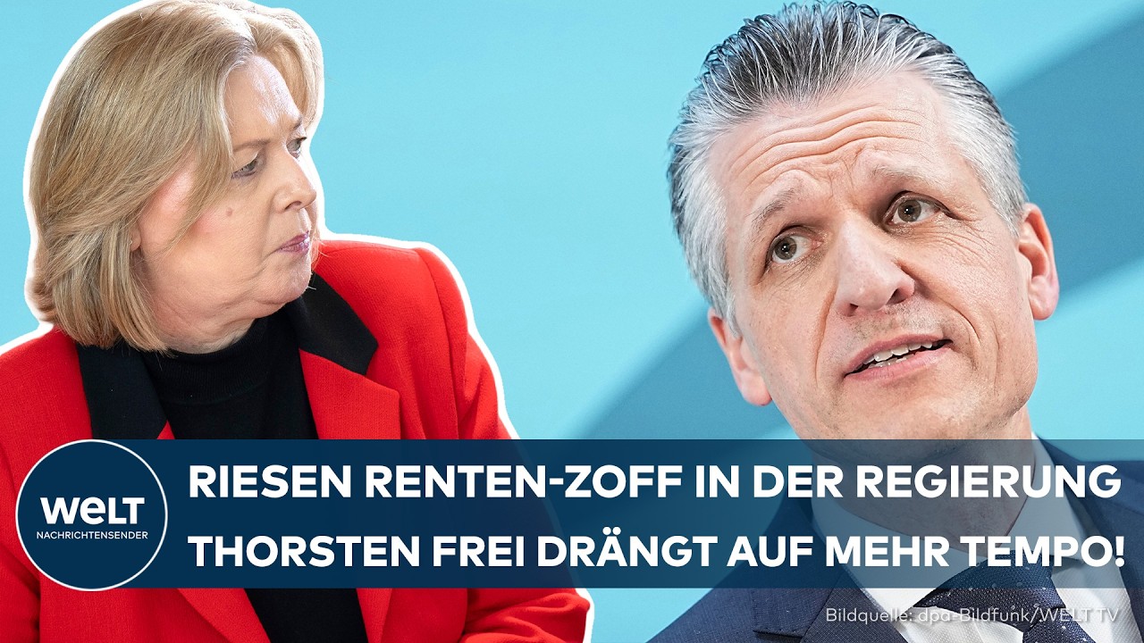 DEUTSCHLAND RENTENREFORM: Thorsten Frei fordert von Bärbel Bas einen Entwurf bis zum Herbst