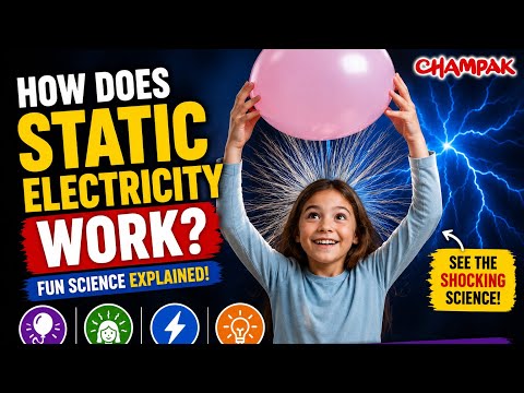 How does Static Electricity Work - It will blow your Mind - Kids Science Experiments