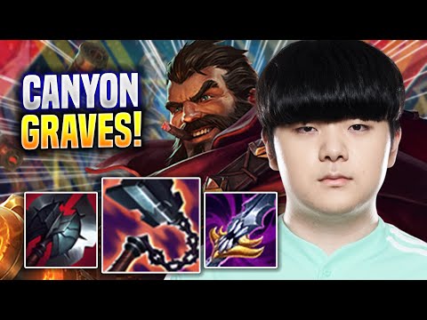 CANYON DESTROYING WITH GRAVES! - DK Canyon Plays Graves JUNGLE vs Talon! | Season 2022