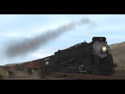 Trainz Railroad Simulator 2019: ATSF 5000 Class 2-10-4 Kitbash Showcase