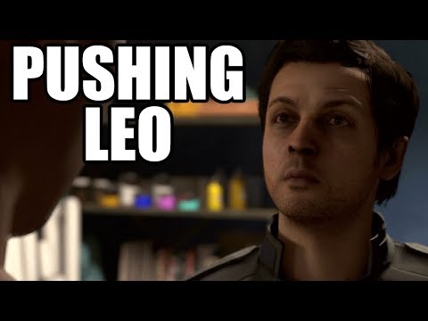 DETROIT Become Human - Markus Pushes Leo