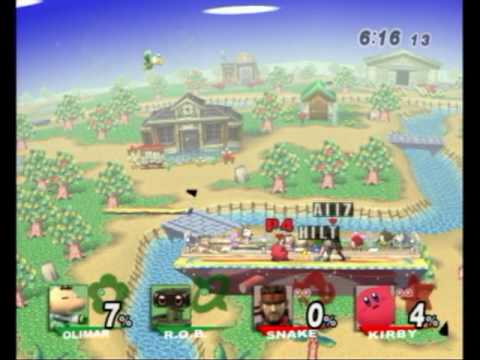 VGBC Indianapolis Chudat (Kirby) and Ally (Snake) vs, Hilt (Olimar) and Mr. Eric (Snake) 1 - SSBB