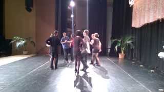 preview picture of video 'LatiNívó Salsa Klub Nagykanizsa - Salsa rueda backstage - 5. Kanizsai Esküvő Kiállítás 2014'