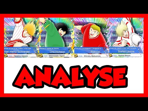ANALYSE TSUBASA DT ► Robson, Schneider, Cha, Levin !