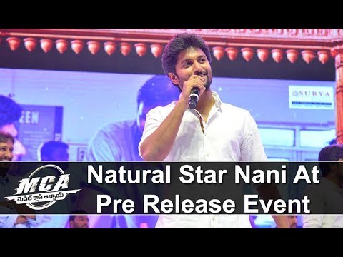 Nani at MCA Pre Release Event
