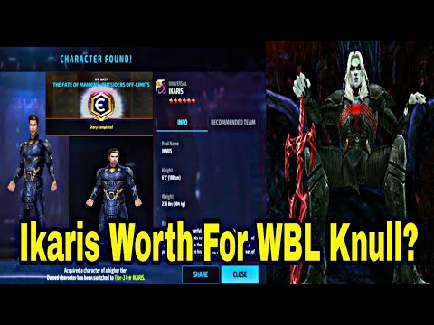 How To Clear WBL Knull With Ikaris T3 And New Uniform & Ikaris New WBL Meta? - Marvel Future Fight