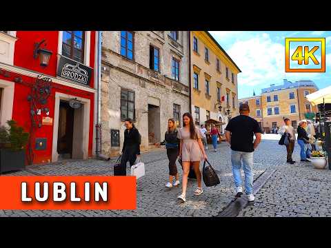 Discover Poland’s Most Colorful Old Town – LUBLIN | 4K 60FPS HDR | Walking Tour
