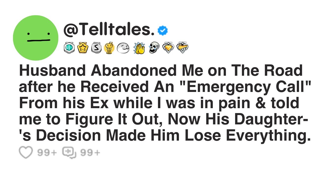 Husband Abandoned Me on The Road after he Received An "Emergency Call" From his Ex while I was in...