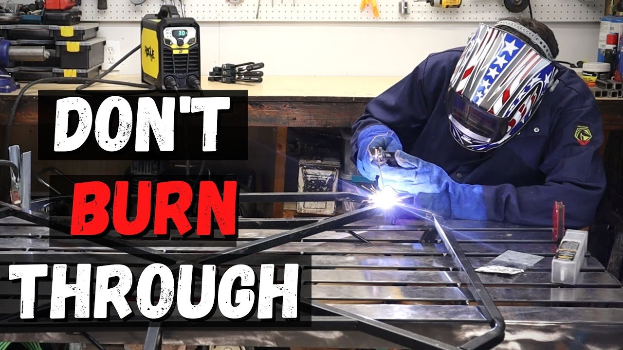 Stick Welding Thin Tubing *How Not to Burn Through