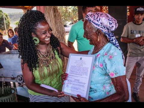Entrega de certificado para Comunidade Quilombola Retiro - Mirabela - MG #povobrasileiro #quilombola