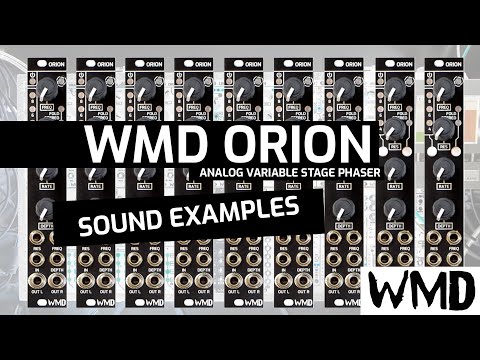 WMD Orion Eurorack Phaser Module - Sound Examples, NO TALKING