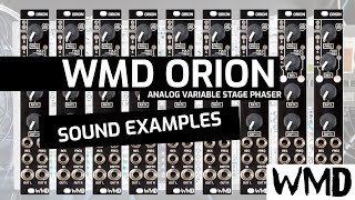 Video thumbnail for WMD Orion Eurorack Phaser Module - Sound Examples, NO TALKING by WMDevices