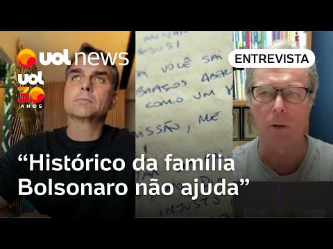 Flávio Bolsonaro escreve carta a Bolsonaro e Moraes acerta ao negar palco político, diz professor
