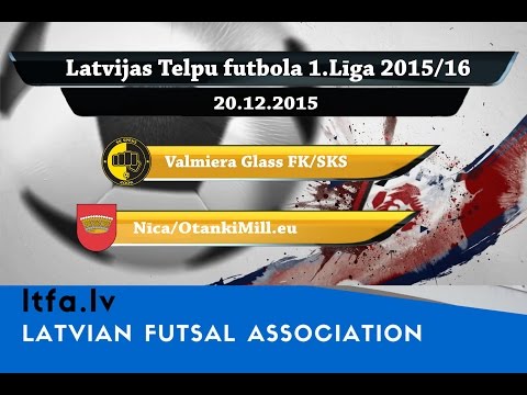 Valmiera Glass FK/SKS - Nīca/OtankiMill.eu [LTFA 1.LĪGA 2015/16 [Highlights]
