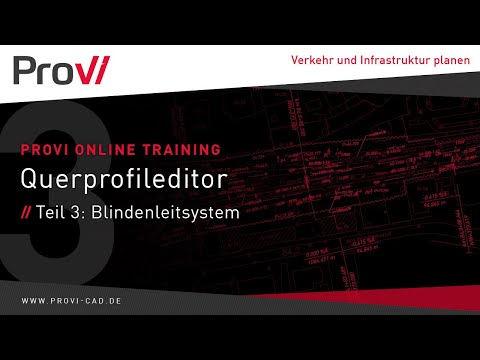 Querprofileditor Teil 3 – Blindenleitsystem