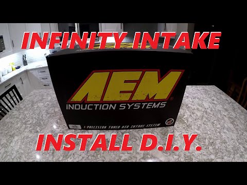 2015 Infiniti Q50 AEM Air Intake Install!! DIY