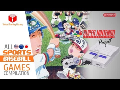 All SNES/Super Nintendo Baseball Games Compilation - Every Game (US/EU/JP)