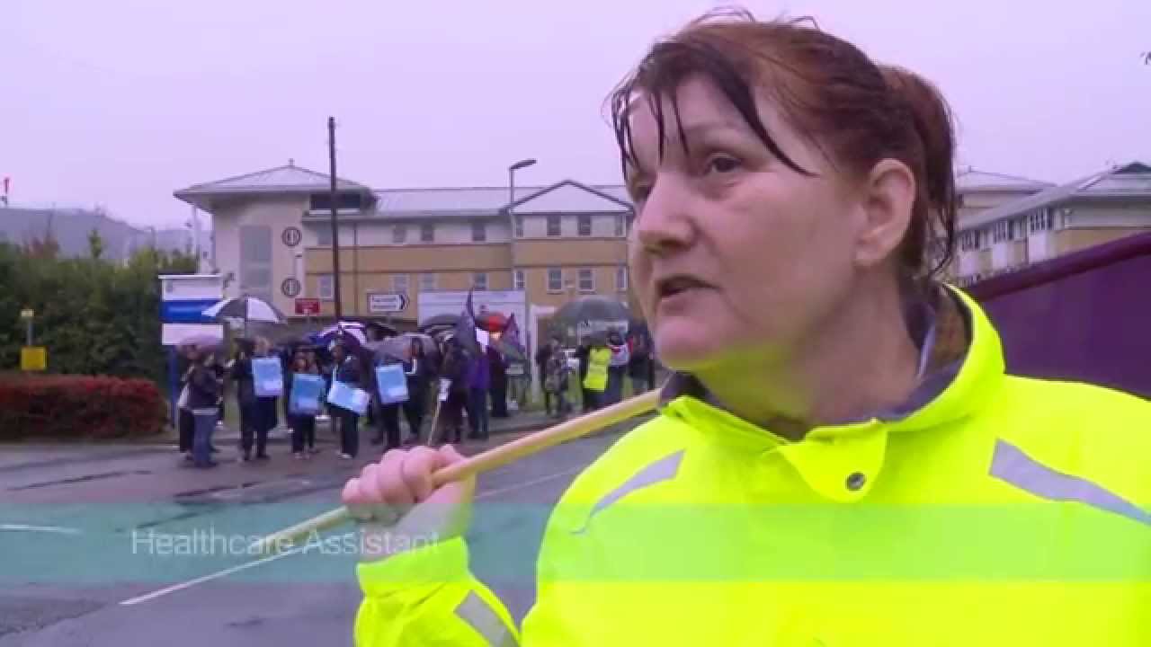 NHS workers explain why they're on strike