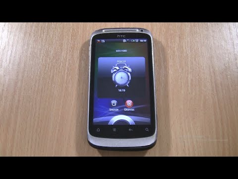 HTC Desire S Voice Type Alarm Screen