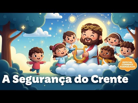 A Segurança do Crente - Harpa Cristã 🎶 (Versão Infantil) | Hino 140 - Corinho Evangélico