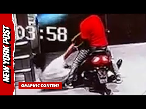 Shocking footage shows migrants suspected of shooting off-duty CBP officer pull up to NYC hospital