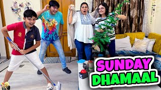 SUNDAY DHAMAAL | Comedy Family Challenge | Aayu and Pihu Show
